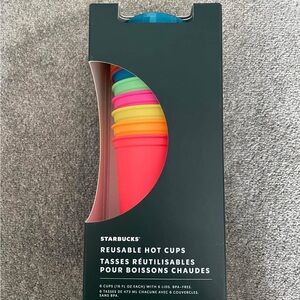 Starbucks Colorful Reusable Hot Cups Set